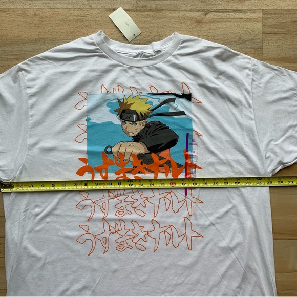 Naruto Shippuden Men's Short-Sleeve Graphic T-Shirt White - Picture 6 of 7